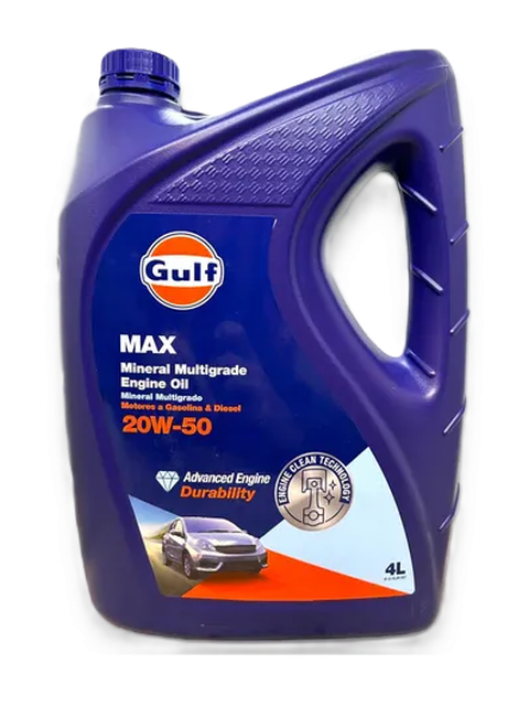 Lubricante Gulf 20W50 mineral